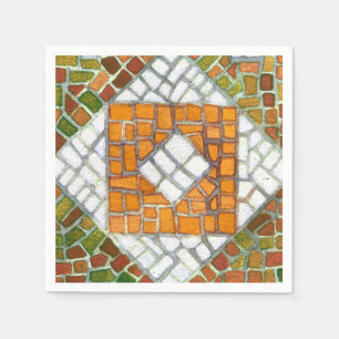 Serviette En Papier AUTUMN MOSAIC Standard Papier à cocktails Napkins