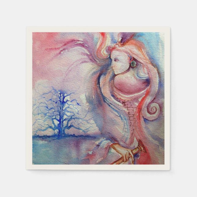 Serviette En Papier AVALON Magie et mystère (Devant)