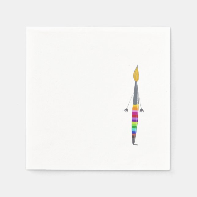 Serviette En Papier Avec Poitrine Polly (Devant)