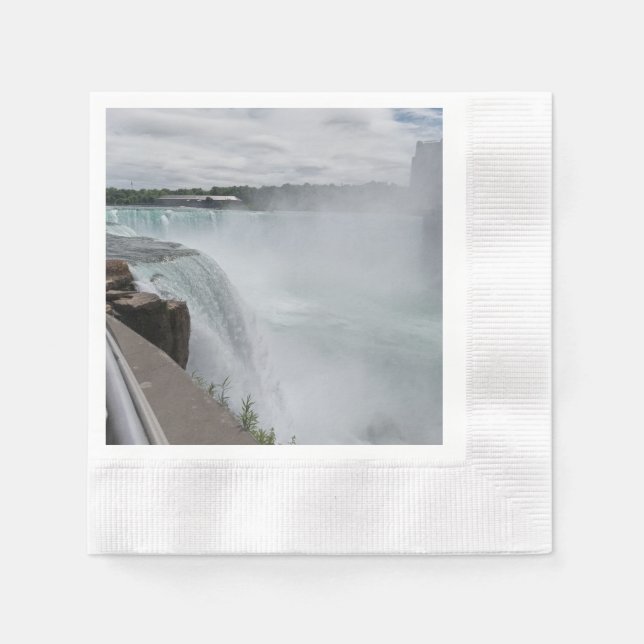 Serviette En Papier Aventure en plein air à Niagara Fall (Devant)