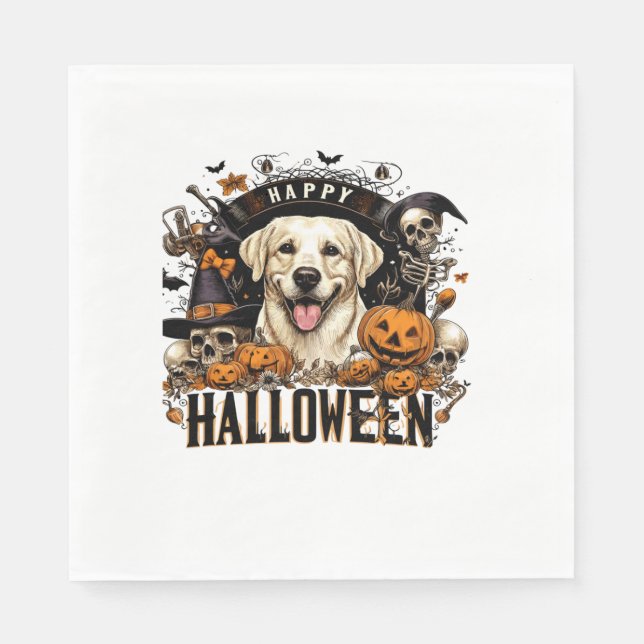 Serviette En Papier Aventures des Chiens et des Traitements du seau Ca (Devant)
