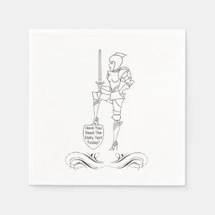 Serviette En Papier Avez-vous lu le mouchoir en papier de texte quotid