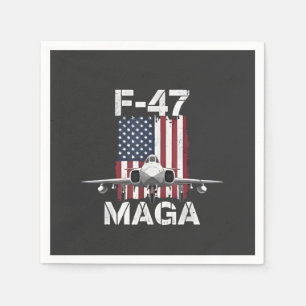 Serviette En Papier Avion de chasse F47 Maga F-47 Jet
