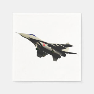 Serviette En Papier Avion de combat supersonique Avion militaire