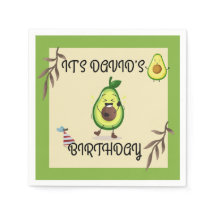 "Avo-Celebrate ! Anniversaire Bash" Napkin