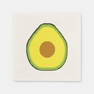 Serviette En Papier Avocado