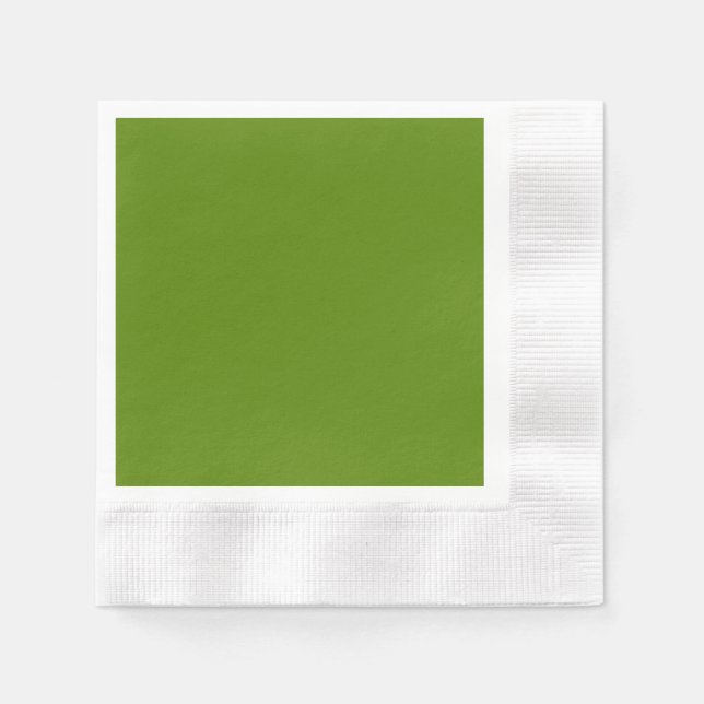 Serviette En Papier Avocado (couleur solide) (Devant)