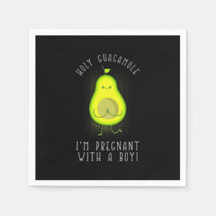 Serviette En Papier Avocado Je Suis Enceinte Avec Un Garçon