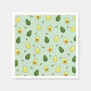 Serviette En Papier Avocado Saint-Guacamole Baby shower vert Anniversa