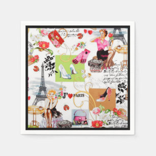 Serviette En Papier Avril à Paris 2