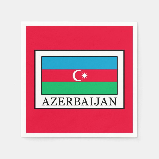 Serviette En Papier Azerbaïdjan (Devant)