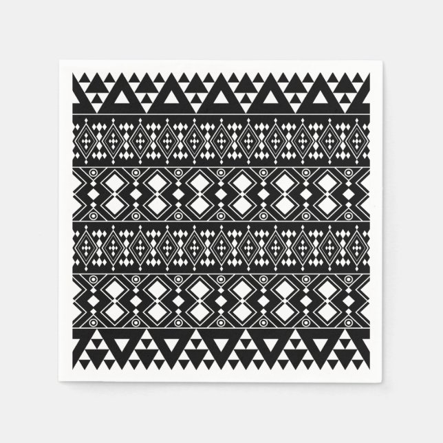 Serviette En Papier Aztèque (Devant)
