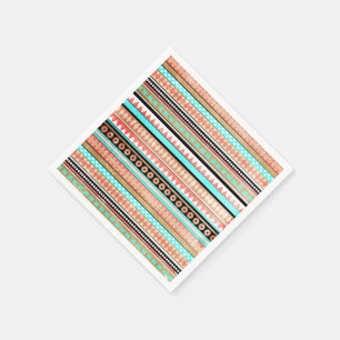 Serviette En Papier aztèque branché