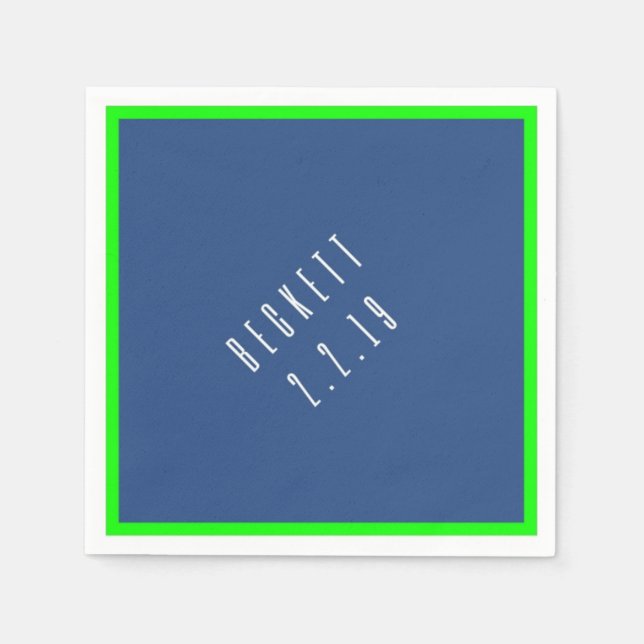 Serviette En Papier B Bar Mitzvah Napkin (Devant)