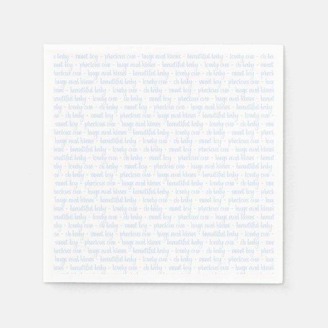 Serviette En Papier Baby Boy (Devant)