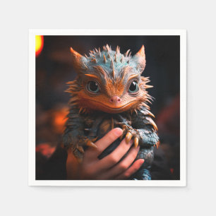 Serviette En Papier Baby Dragon