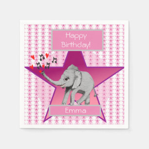 Serviette En Papier Baby Elephant Big Dream