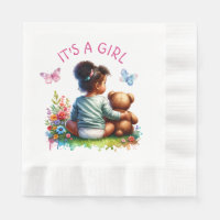 Baby Girl et son ours en peluche | C'est une fille