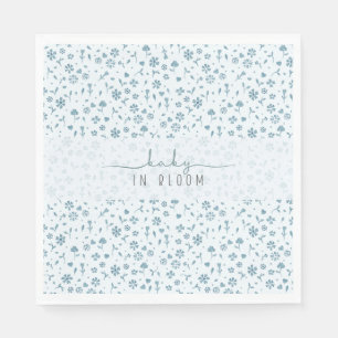 Serviette En Papier Baby in Bloom garçon baby shower