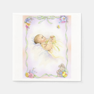 Serviette En Papier Baby infant baptism christendesign