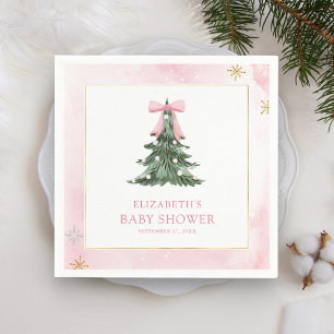 Serviette En Papier Baby It's Cold Outside Arc-en-ciel Baby Shower