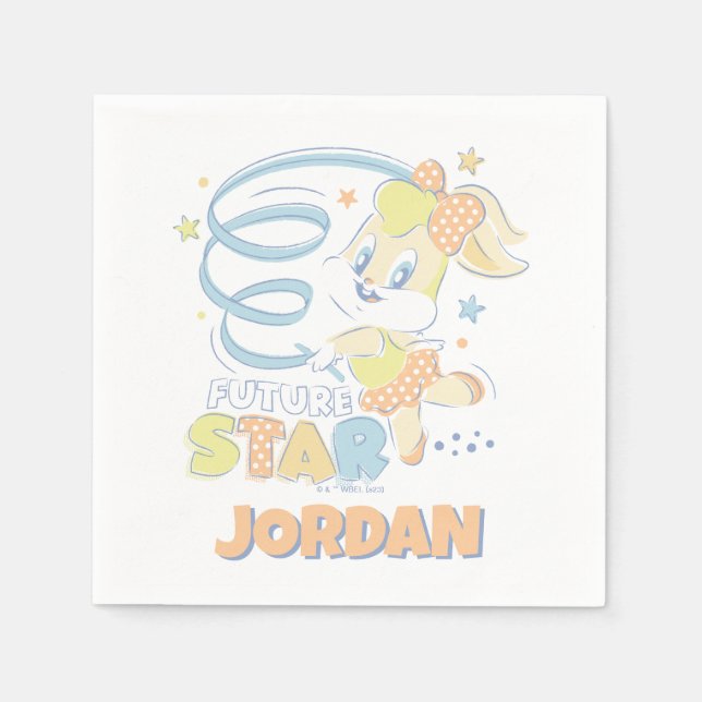 Serviette En Papier Baby Lola Bunny Future Star (Devant)