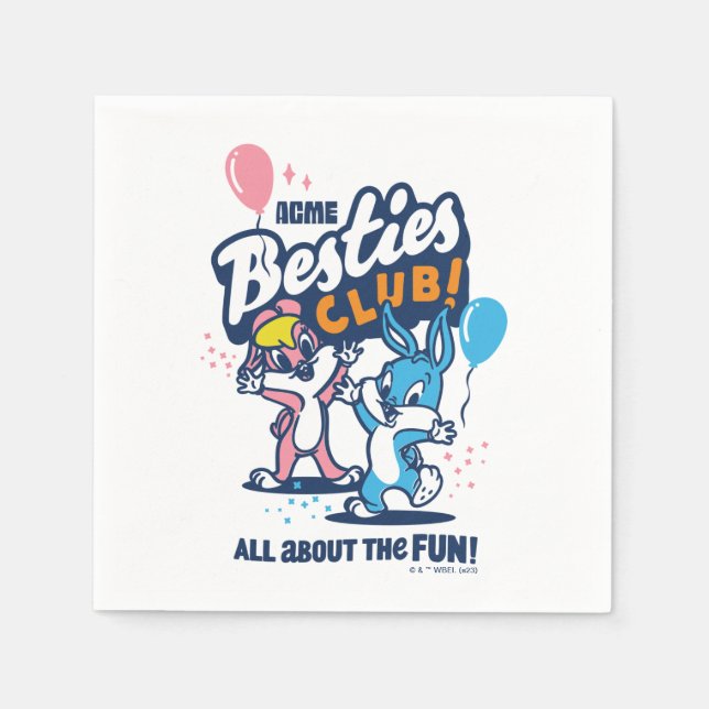 Serviette En Papier Baby Lola et BUGS BUNNY™ - Besties Club! (Devant)