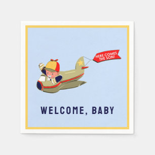 Serviette En Papier Baby-Shopping pour garçon