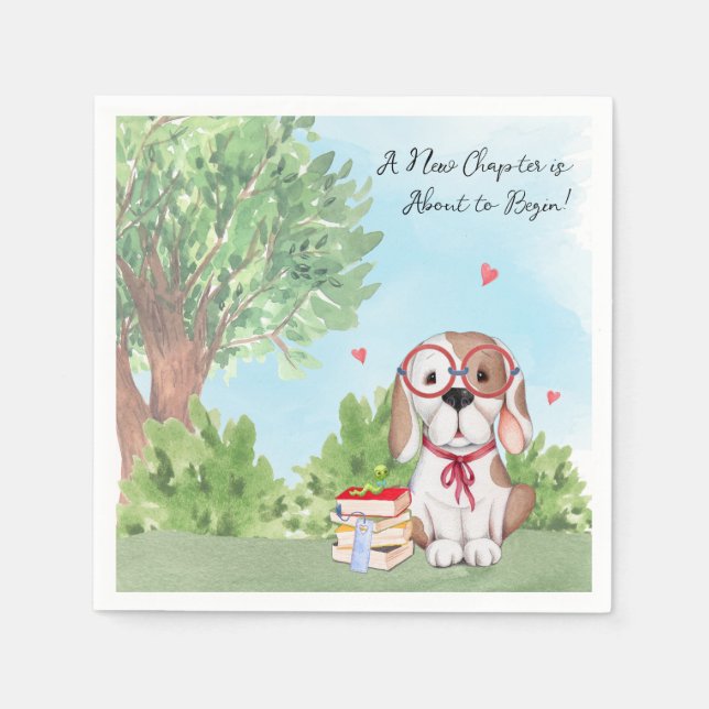 Serviette En Papier Baby shower à thème du livre (Devant)