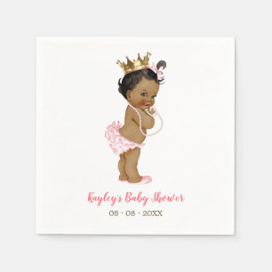 Serviette En Papier Baby shower africain américain Napkin