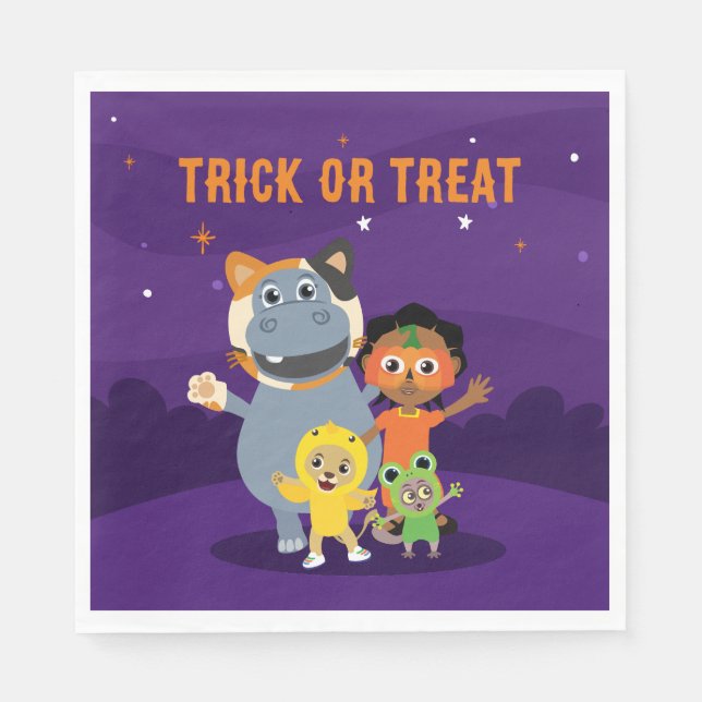 Serviette En Papier Baby shower Akili et Me (Devant)