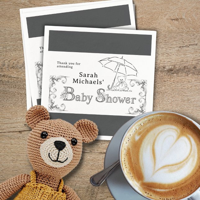 Serviette En Papier Baby shower Artsy (Créateur téléchargé)