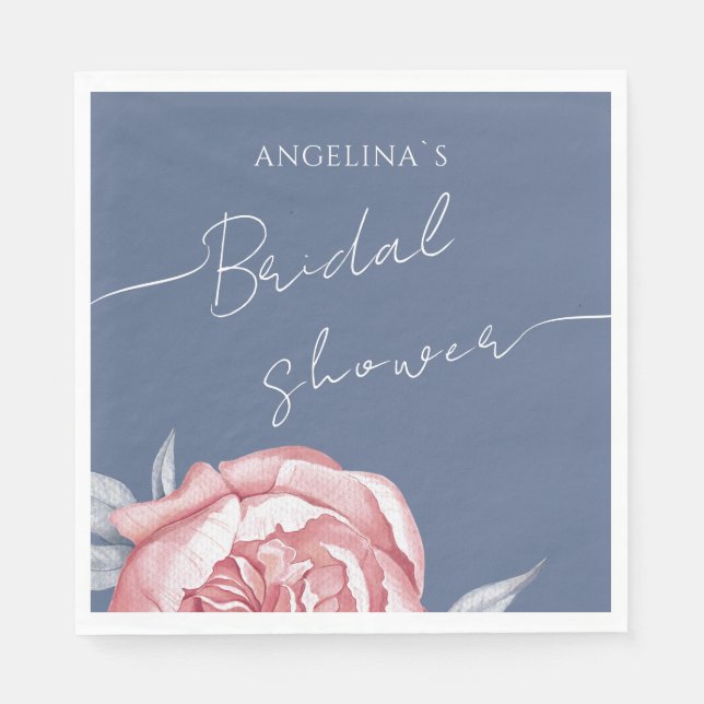 Serviette En Papier Baby Shower au papier serviette de mariage (Devant)