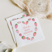Baby shower aux fraises