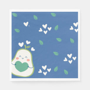 Serviette En Papier Baby shower Avocado, Baby Boy, mignonne Avocado