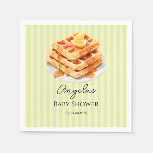 Serviette En Papier Baby Shower Baby Brunch Gaufres