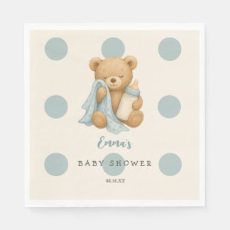 Serviette En Papier Baby shower bébé Teddy Bear