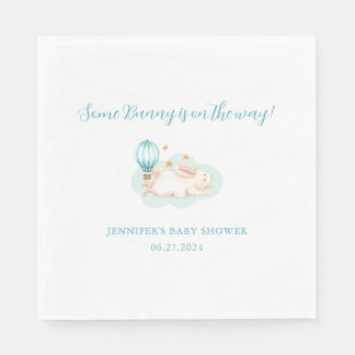 Serviette En Papier Baby shower bleu Bunny Dreams