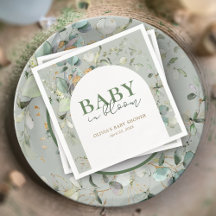 Baby shower Botanique de l'arc Eucalyptus