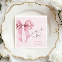 Baby shower Bowtiful Baby Pink Bow