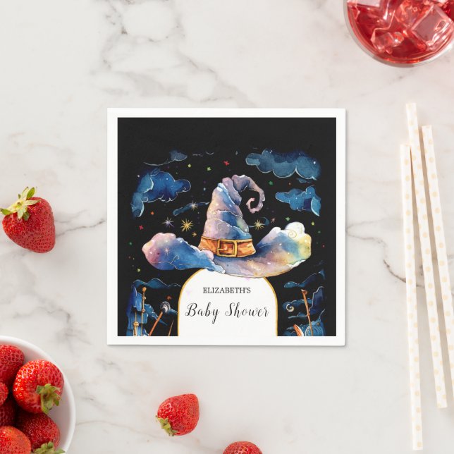 Serviette En Papier Baby shower Casquette de l'Assistant simple modifi (En situation)