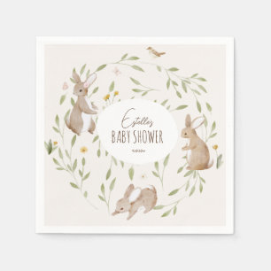 Serviette En Papier Baby shower d'amis de la forêt