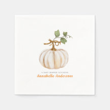 Baby shower d'automne Citrouille