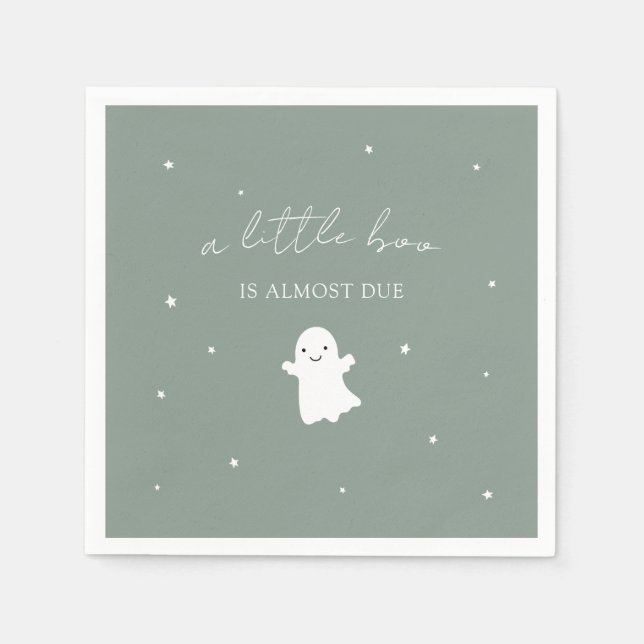 Serviette En Papier Baby shower d'automne neutre pour les hommes et le (Devant)