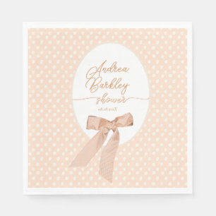 Serviette En Papier Baby shower de cache de cache