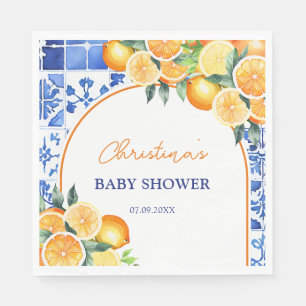 Serviette En Papier Baby shower de Citrus Little Cutie