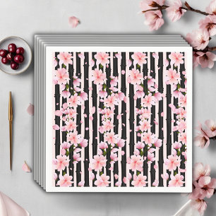Serviette En Papier Baby shower de fleurs de cerisiers Sakura Spring