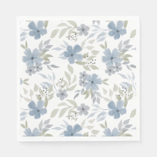 Serviette En Papier Baby shower de floraison et de croissance