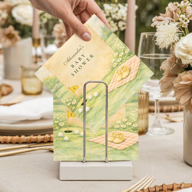 Serviette En Papier Baby Shower de Golf de Conte de Fées (Créateur téléchargé)