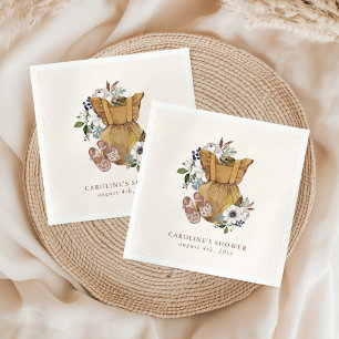 Serviette En Papier Baby shower de la crèche Neutral Boho